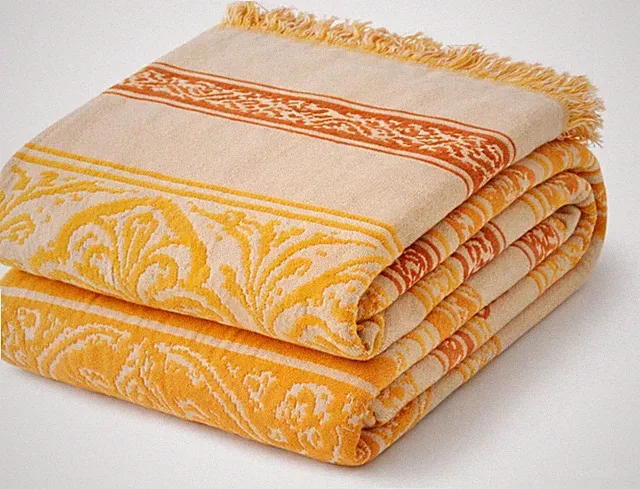 100% Cotton Boho Throw Blanket for Home Decor – Classic Farmhouse 50"x60"