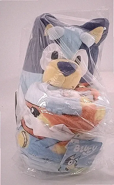 Bluey Pillow and Throw Blanket Blue NEW