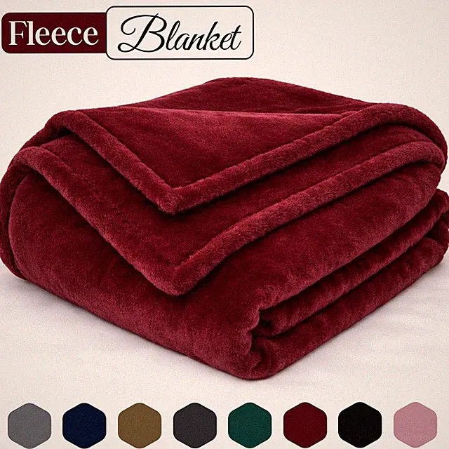 Clearance Sale Extra Large Flannel Fleece Blanket King Size Cozy Bed Sofa Throw