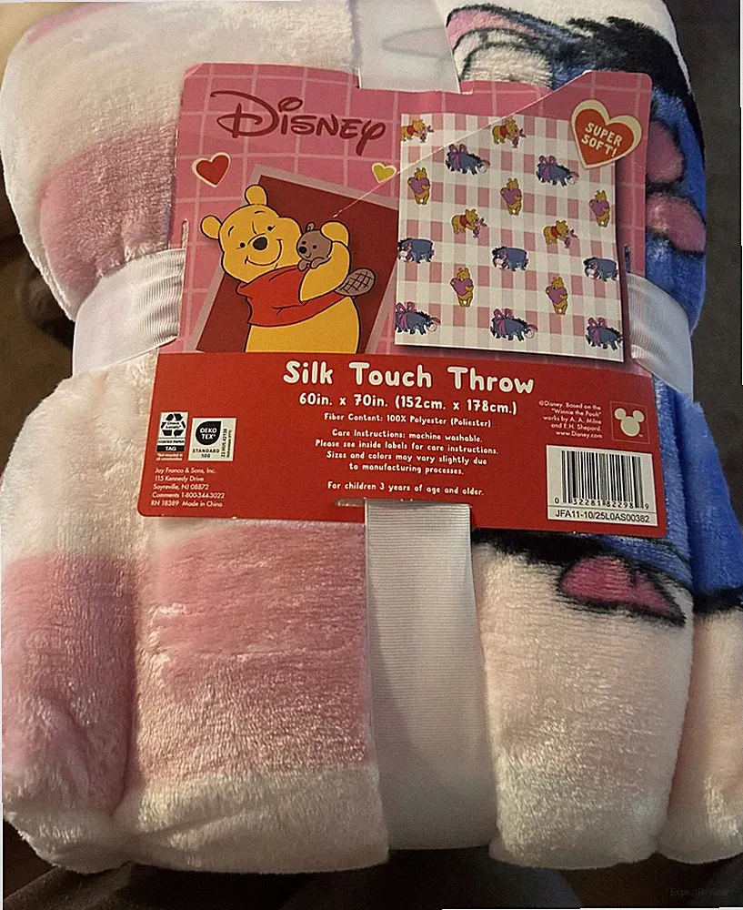 Disney Winnie the Pooh Silk Touch Throw Blanket 60in x 70in 100% Polyester