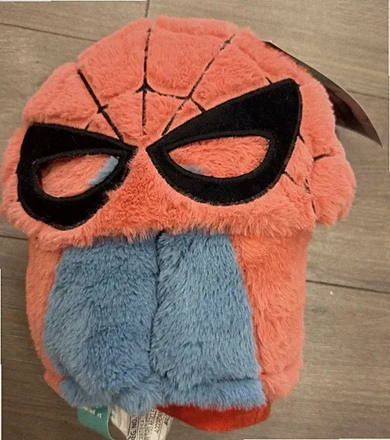 Marvel Spider-Man Hooded Blanket Kids Red Blue Plush Soft Cozy Throw NEW