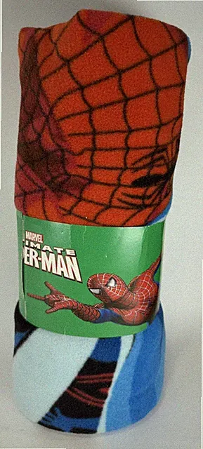 MARVEL ULTIMATE SPIDER-MAN VINTAGE FIZZY 50X60 THROW BLANKET *NEW*