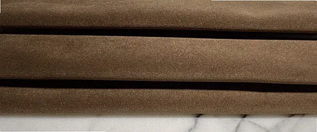 Microsuede, Faux Suede Fabric solid Color:BARK (56" W) W/Backing Soft and Supple