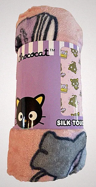New Sanrio Chococat Silk Touch Pink Throw Blanket 40” x 50”