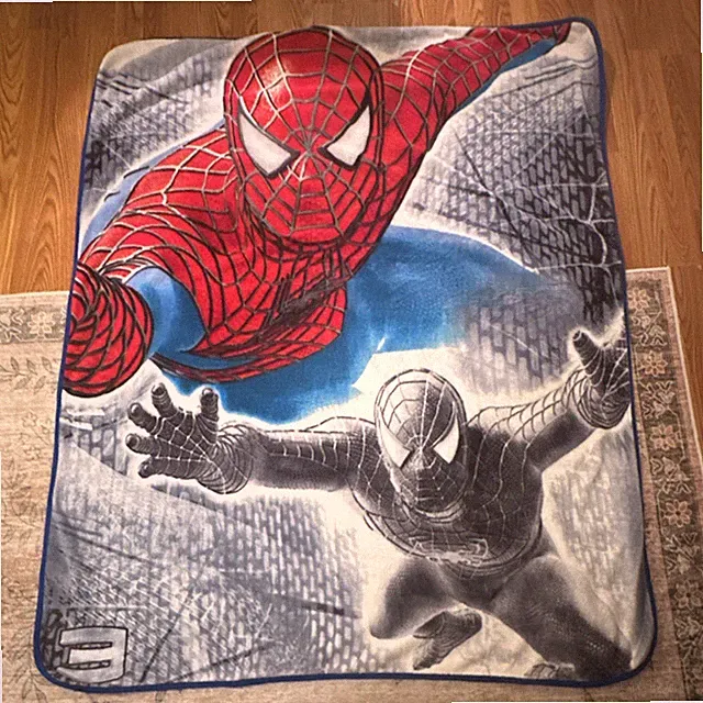 VTG 2007 Rare Spider-man 3 blanket throw Tobey McGuire