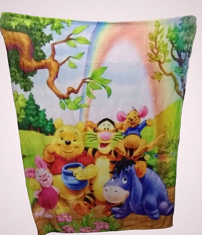 Winnie The Pooh Fleece Throw Blankets 50x40
